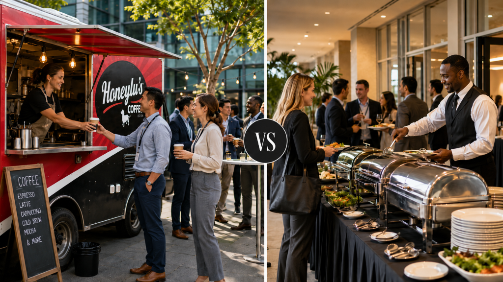Coffee Truck vs. Traditional Catering: Which Is Right for Your Next Company Event?